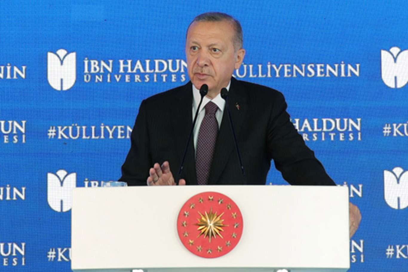 Cumhurbaşkanı Erdoğan İbn Haldun Üniversitesi Külliyesi Açılış Töreni'ne katıldı Cumhurbaşkanı Erdoğan İbn Haldun Üniversitesi Külliyesi Açılış Töreni'ne katıldı